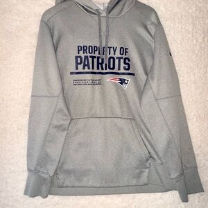 New England Patriots Gray Hoodie